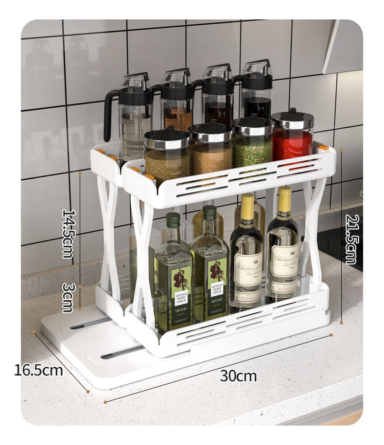 Rotating Kitchen Organizational Rack for Seasoning/Spices