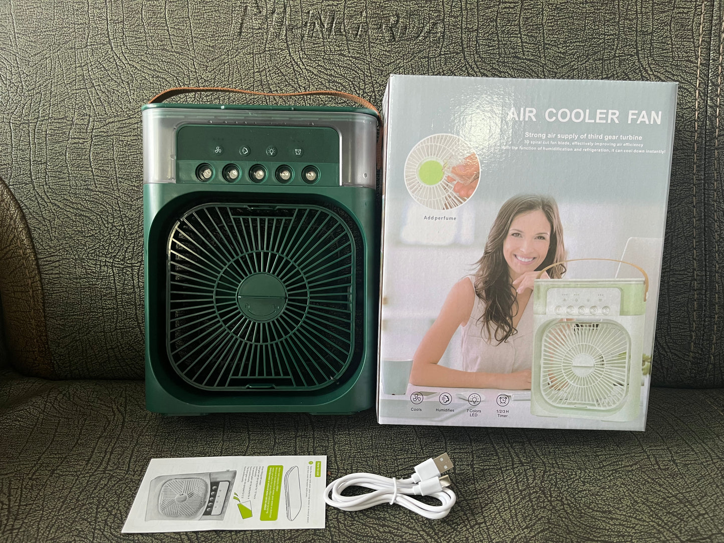 Portable Electric Fan w/ Built In Humidifier