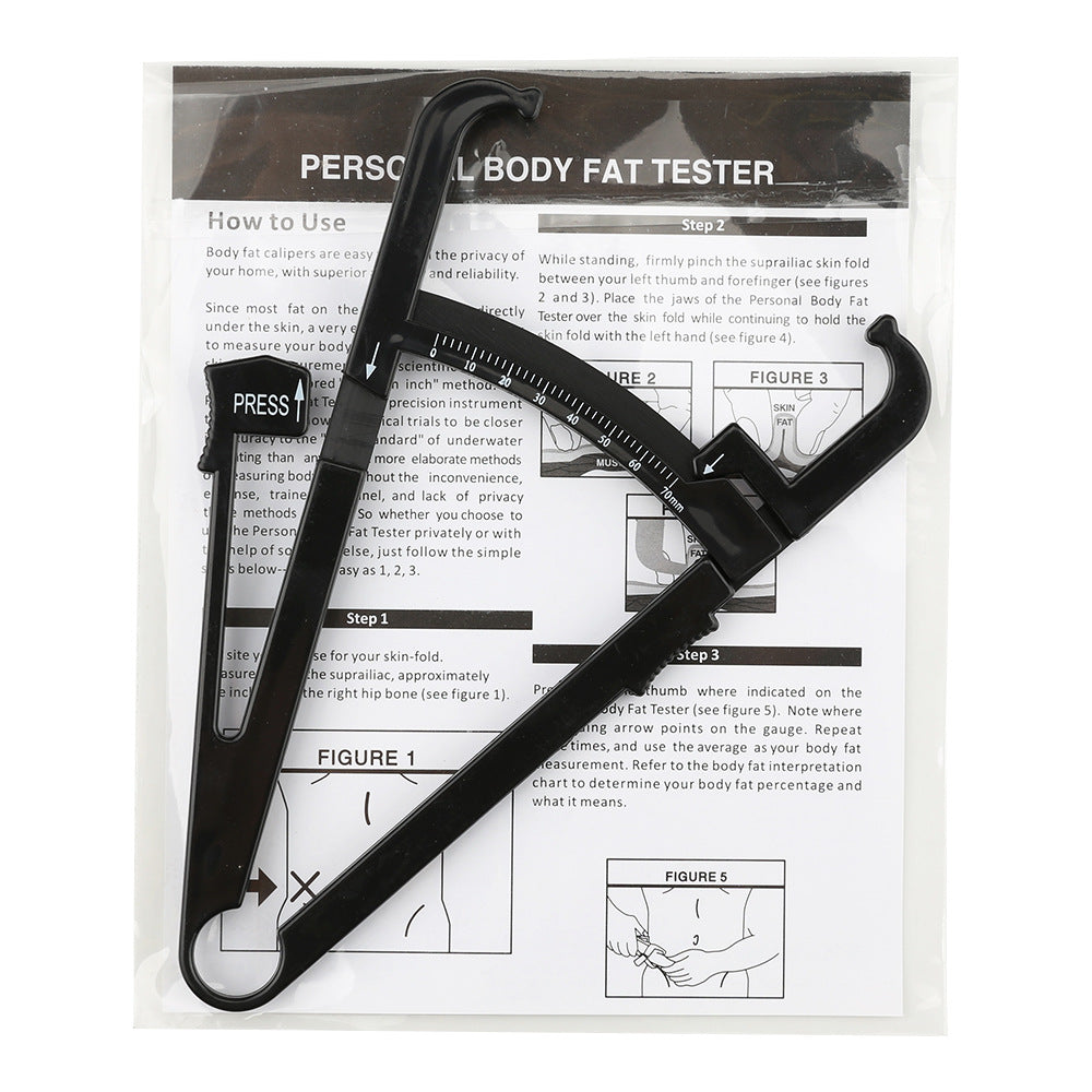 Self Improvement Body Fat Caliper and Measuring Tape