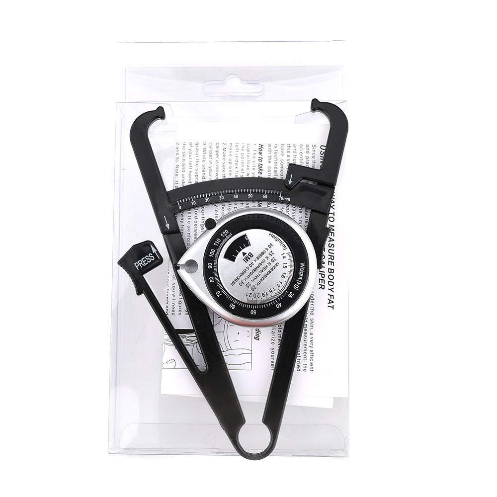 Self Improvement Body Fat Caliper and Measuring Tape