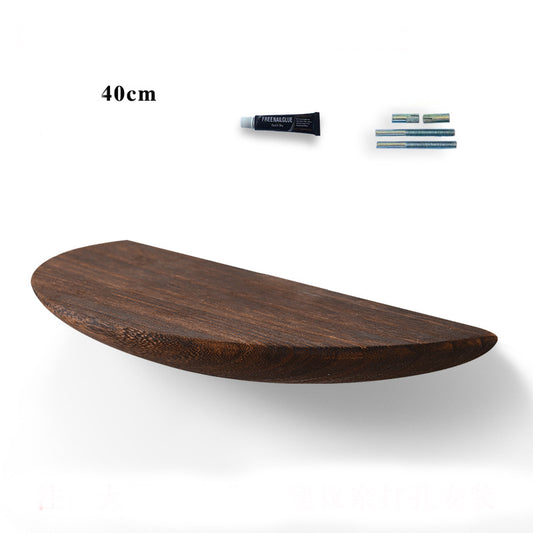 Cute Wooden Semicircle Organizational Wall Shelves