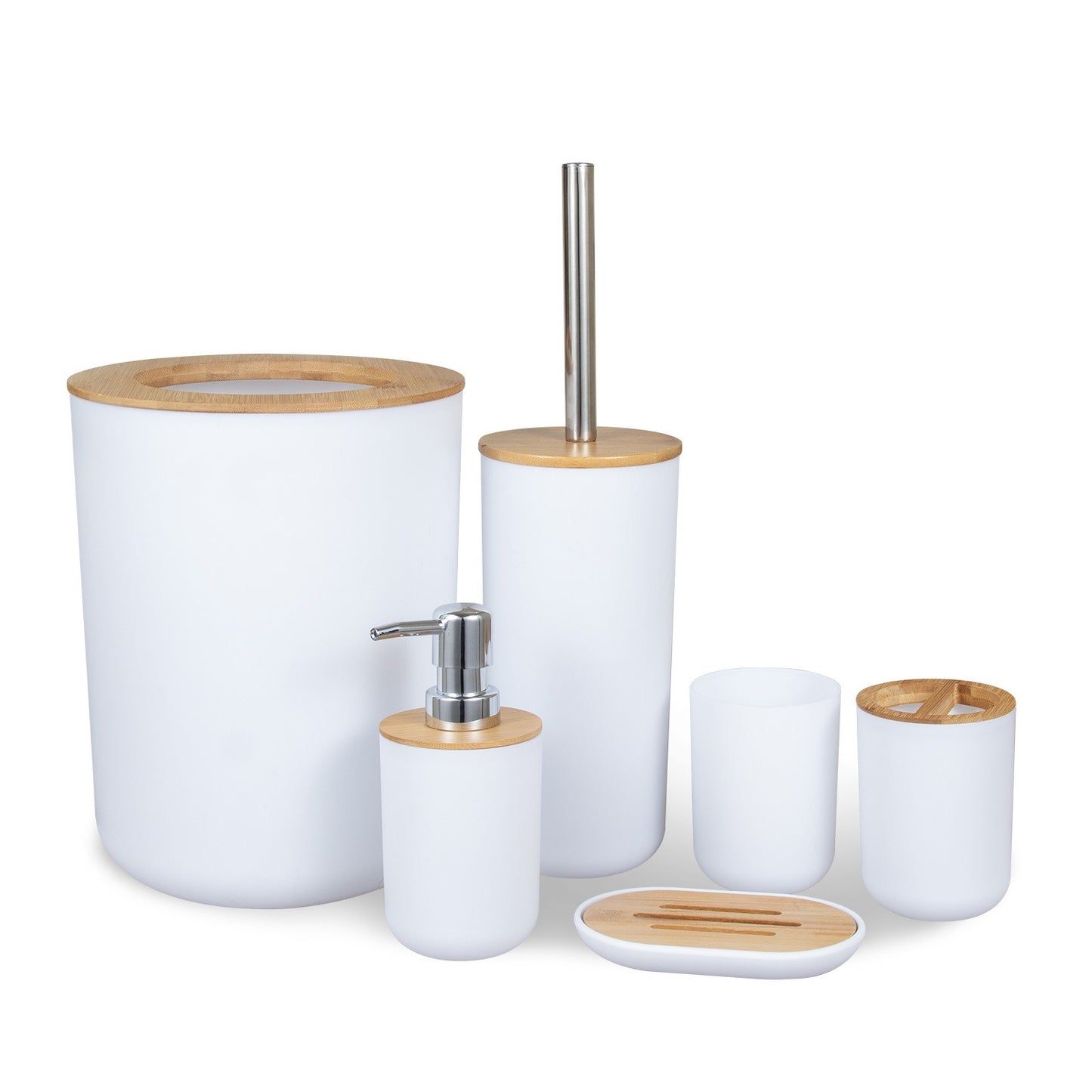 Luxury Bamboo & Wood Bathroom Set