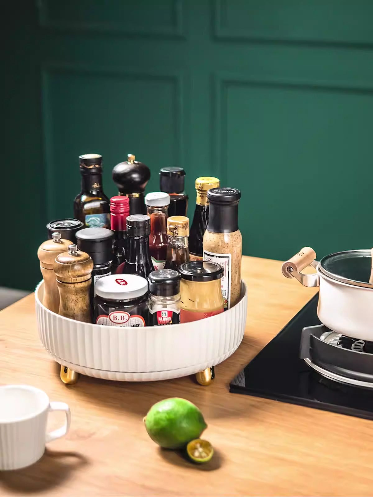 Rotating Lazy Susan Storage Tray