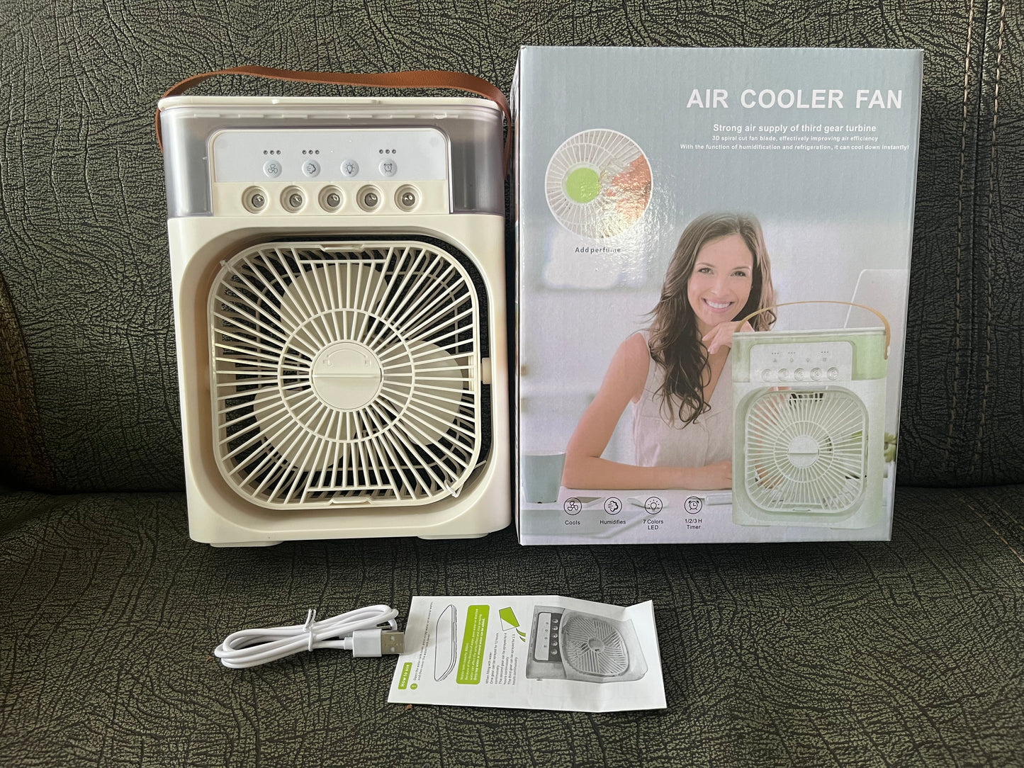 Portable Electric Fan w/ Built In Humidifier