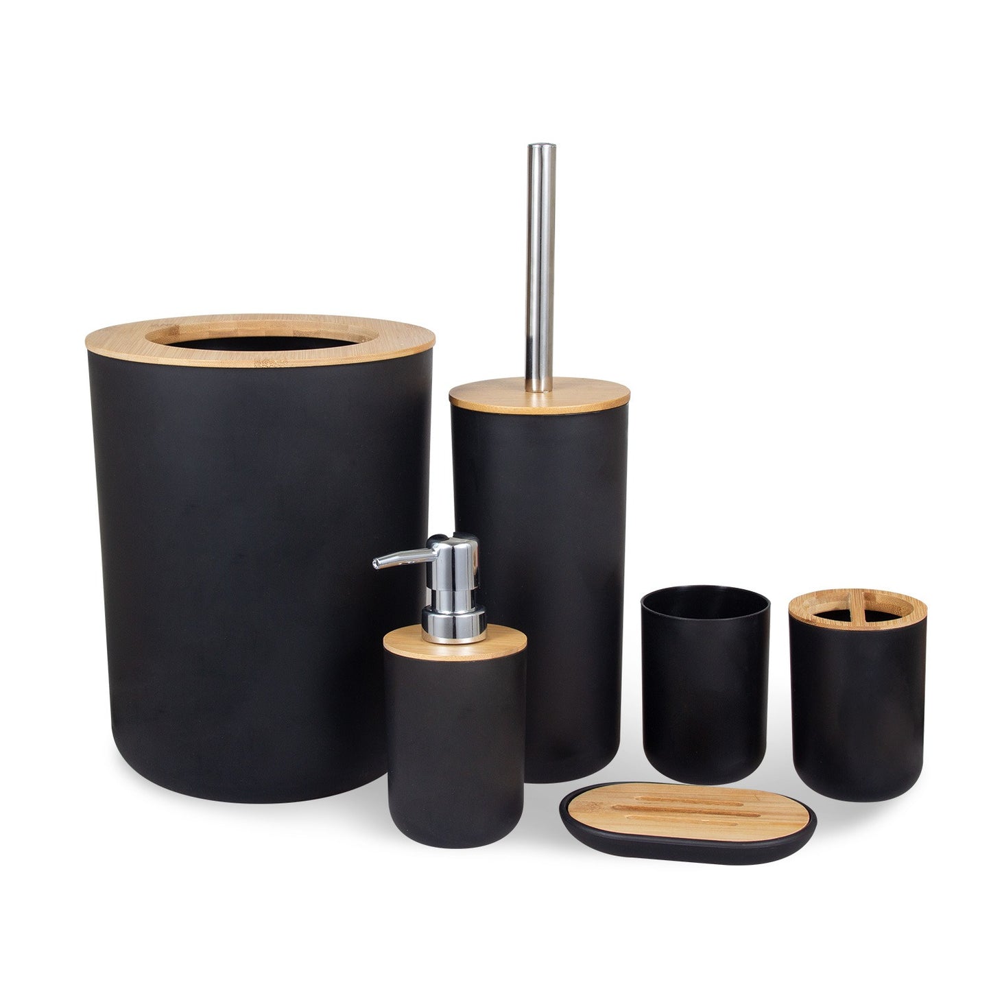 Luxury Bamboo & Wood Bathroom Set